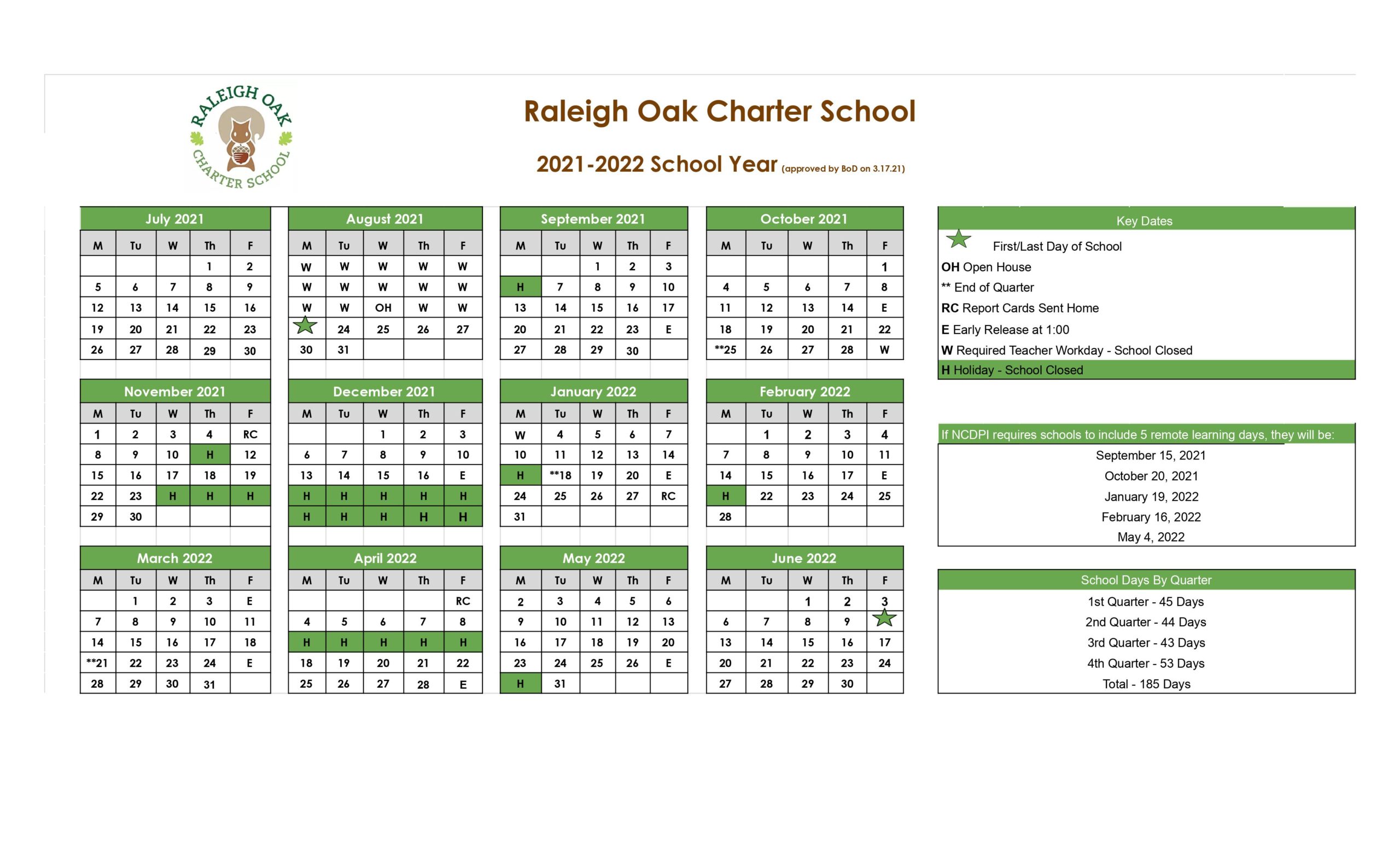 21-22 Calendar LEGAl